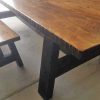 Farmhouse Table with matching bench.