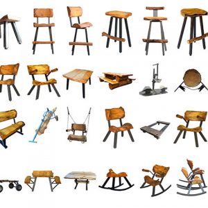 log furniture blueprints