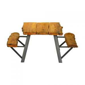 Steel Leg Picnic Table