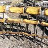 Four matching Log Bar Chairs