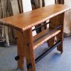 make modern rustic pub tables