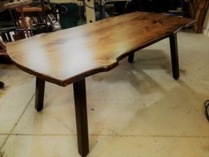 flared leg table